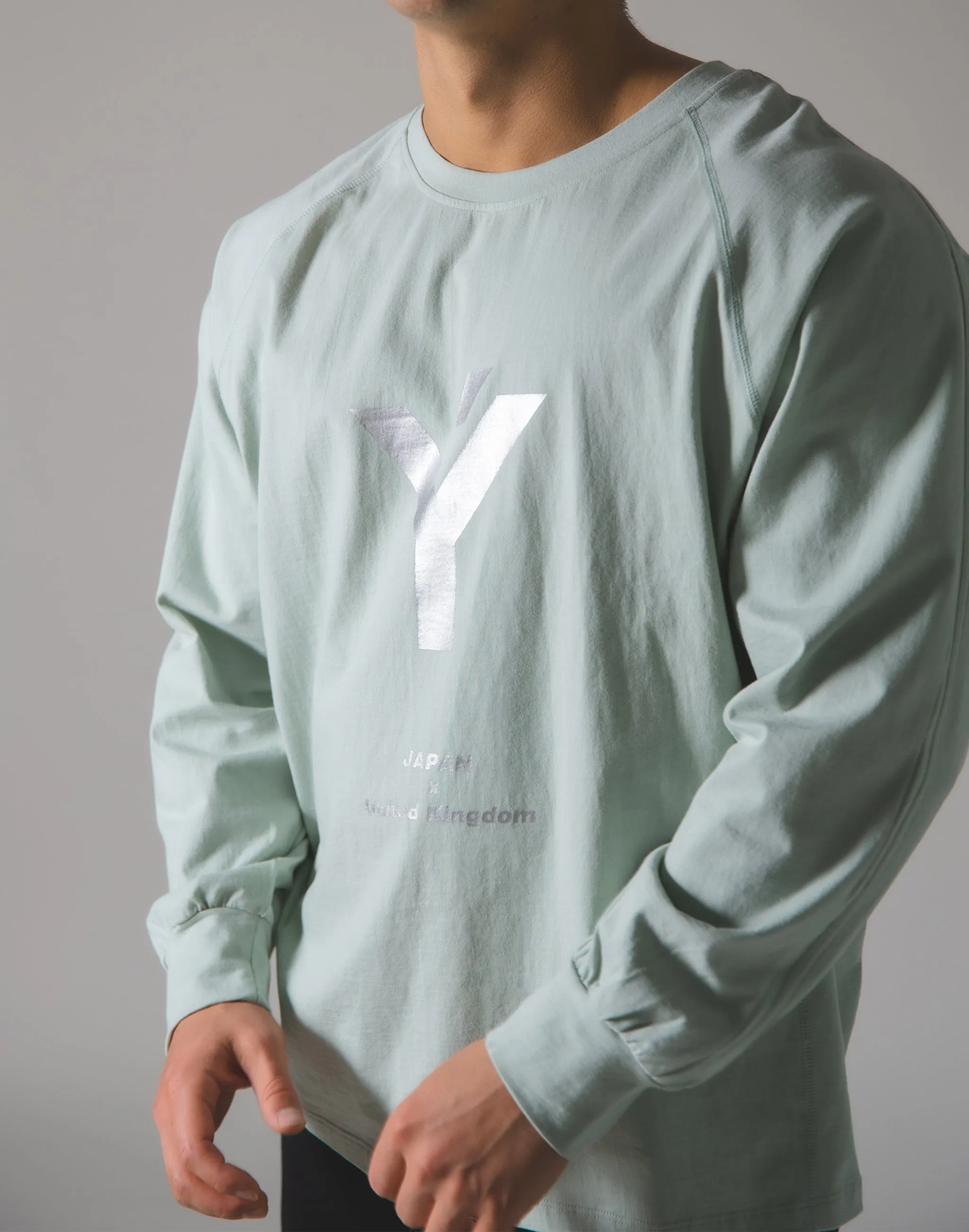 Ý Logo Long T-Shirt - Mint