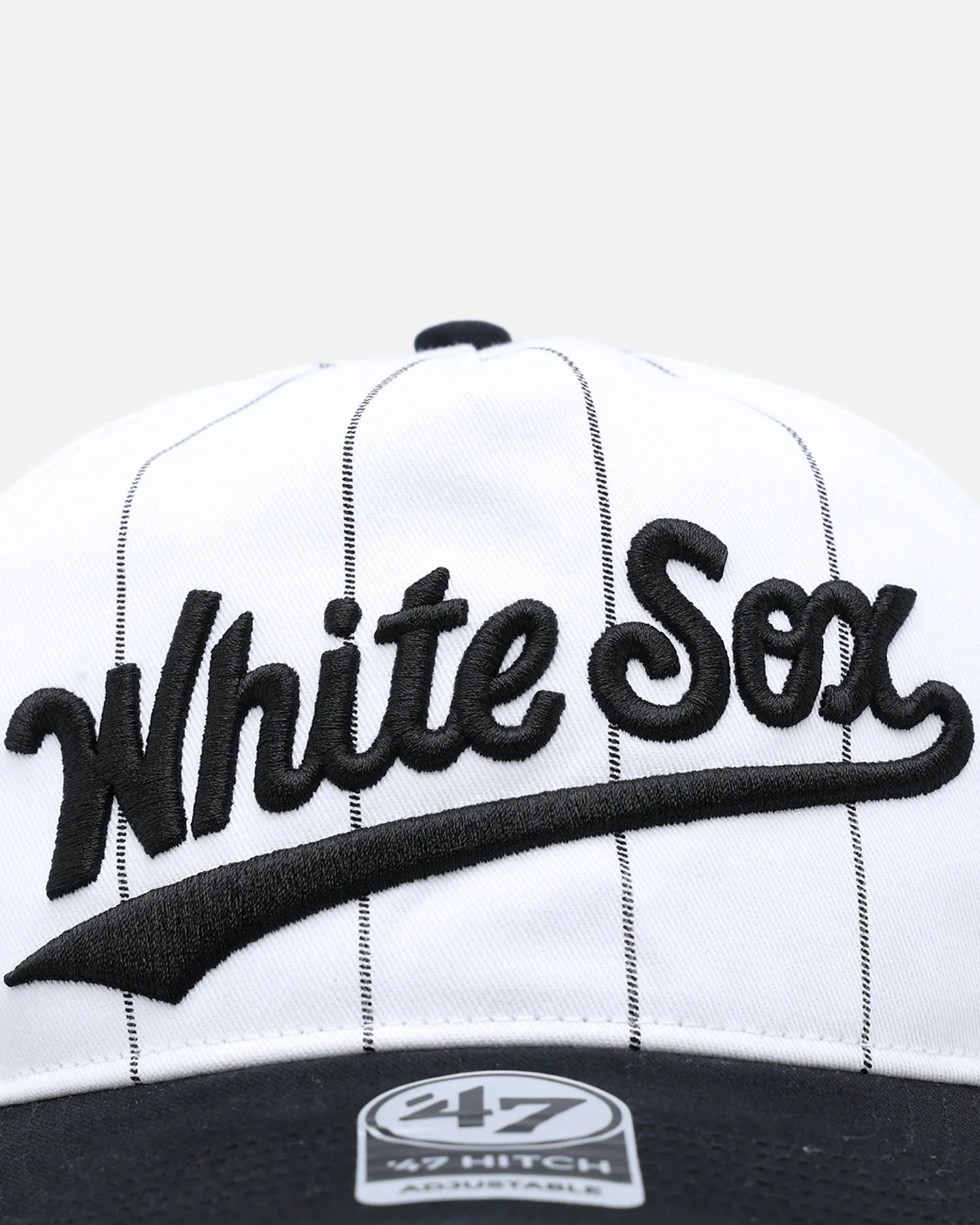 47 Brand Chicago White Sox 'Double Header Pinstripe' '47 Hitch Snapback White