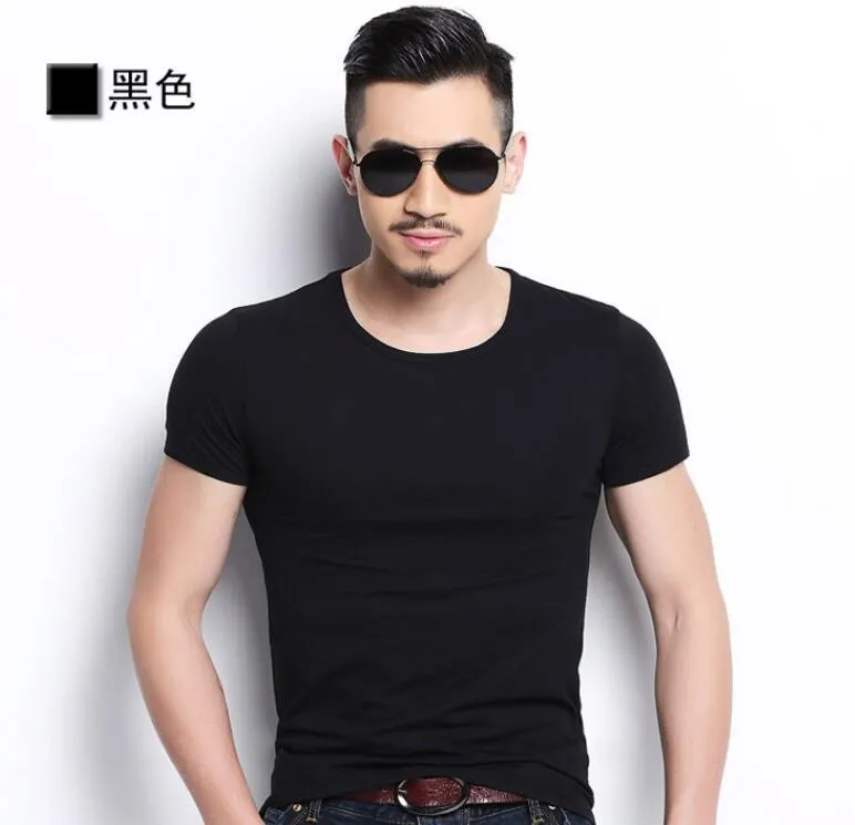 Aidase  New Men V-neck T Shirt 6 colors Fitness Mens T-shirts V neck Man T-shirt For Male Clothing Tshirts M-4XL Tops o-neck Tees