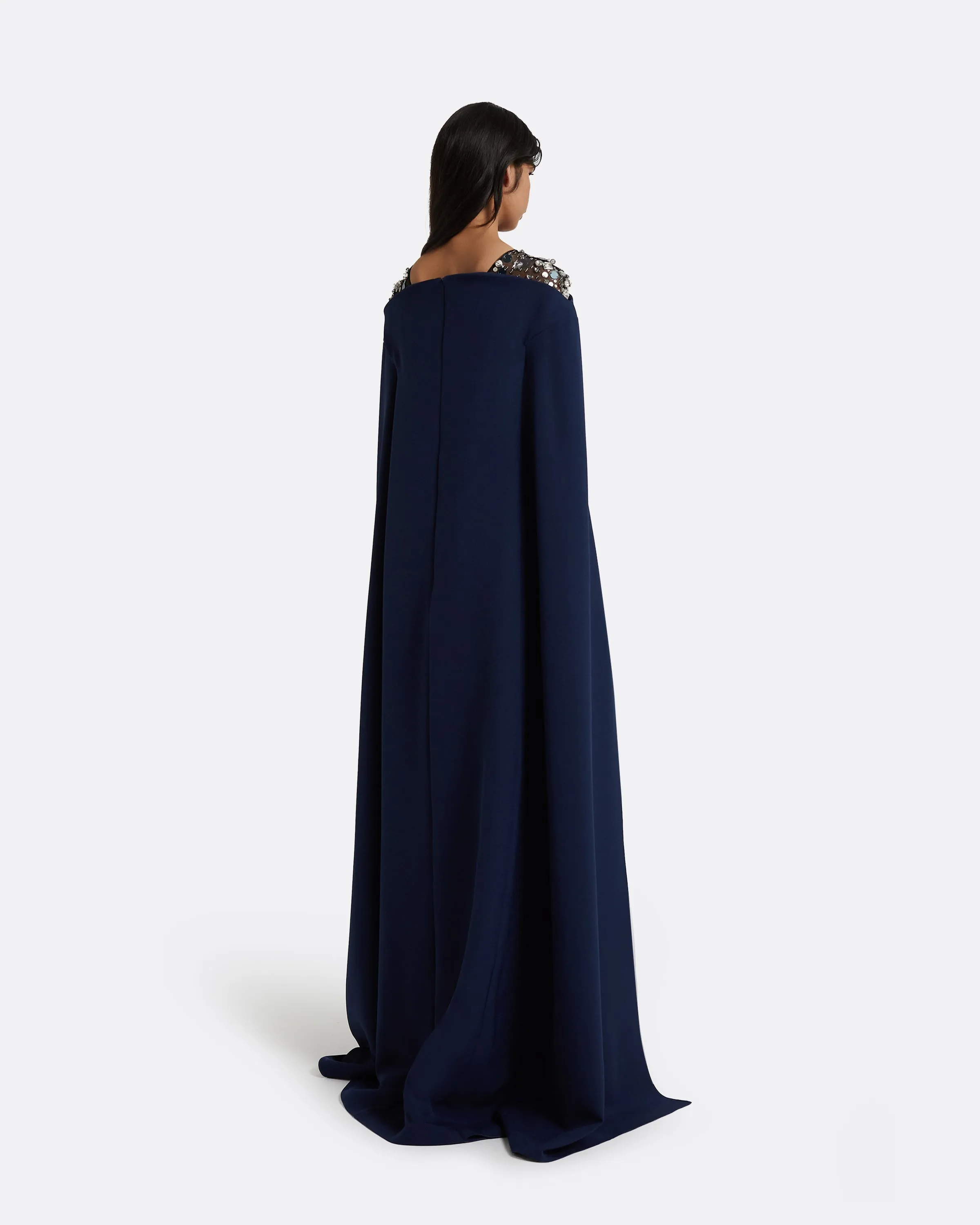 Aleyna Maritime Long Dress