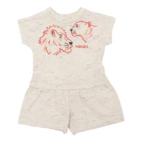 Animal Graphic Logo Romper