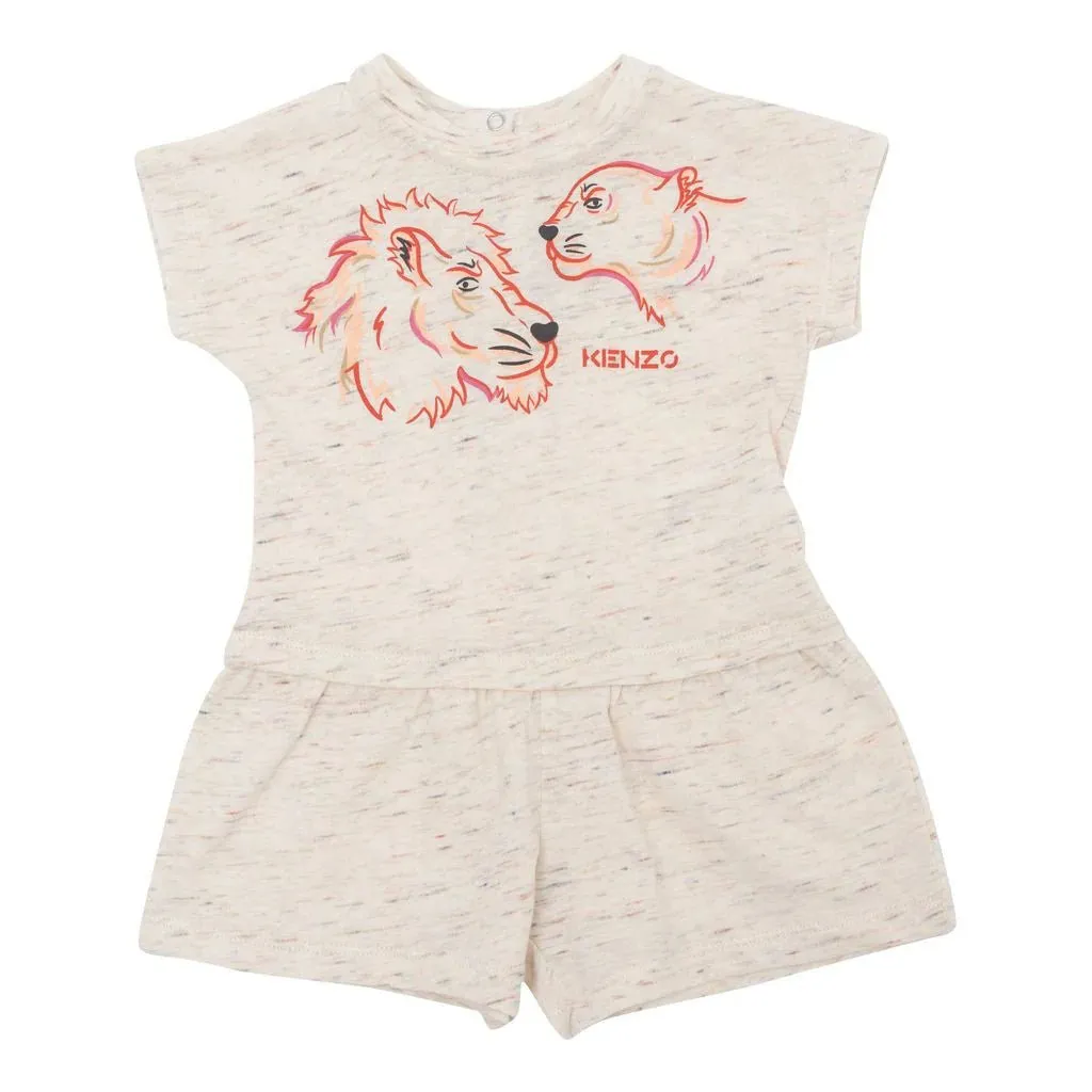 Animal Graphic Logo Romper