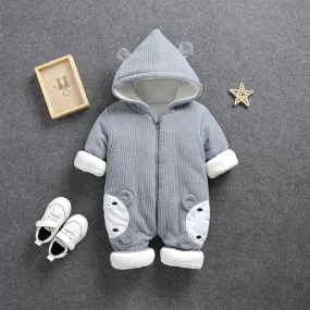 Animal Winter Snow Suit, Size 6M-18M