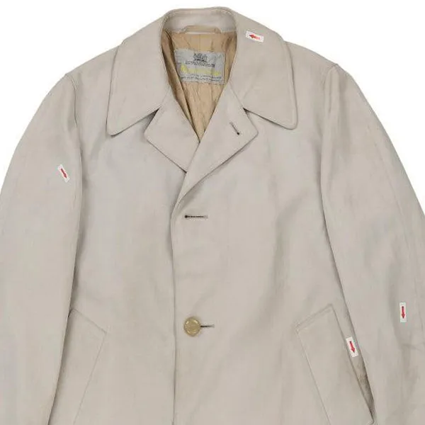 Aquascutum Trench Coat - Large Beige Polyester Blend