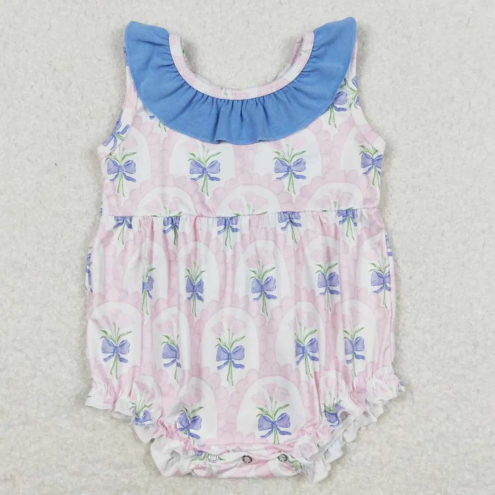 Baby Infant Girls Rompers Summer Cute Ruffle Rompers SR1181