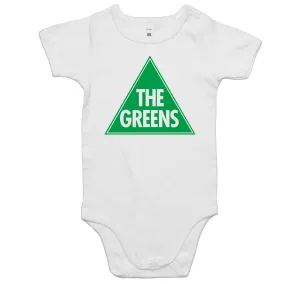 Baby Onesie Romper with our Classic Greens Logo