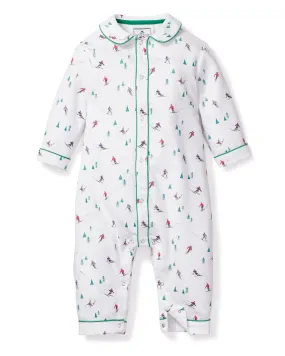 Baby's Flannel Cambridge Romper in Après Ski