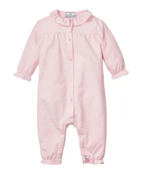 Baby's Flannel Madeline Romper in Pink