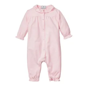 Baby's Flannel Madeline Romper in Pink