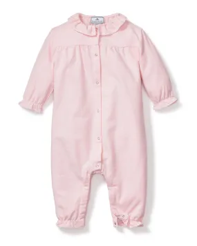 Baby's Flannel Madeline Romper in Pink