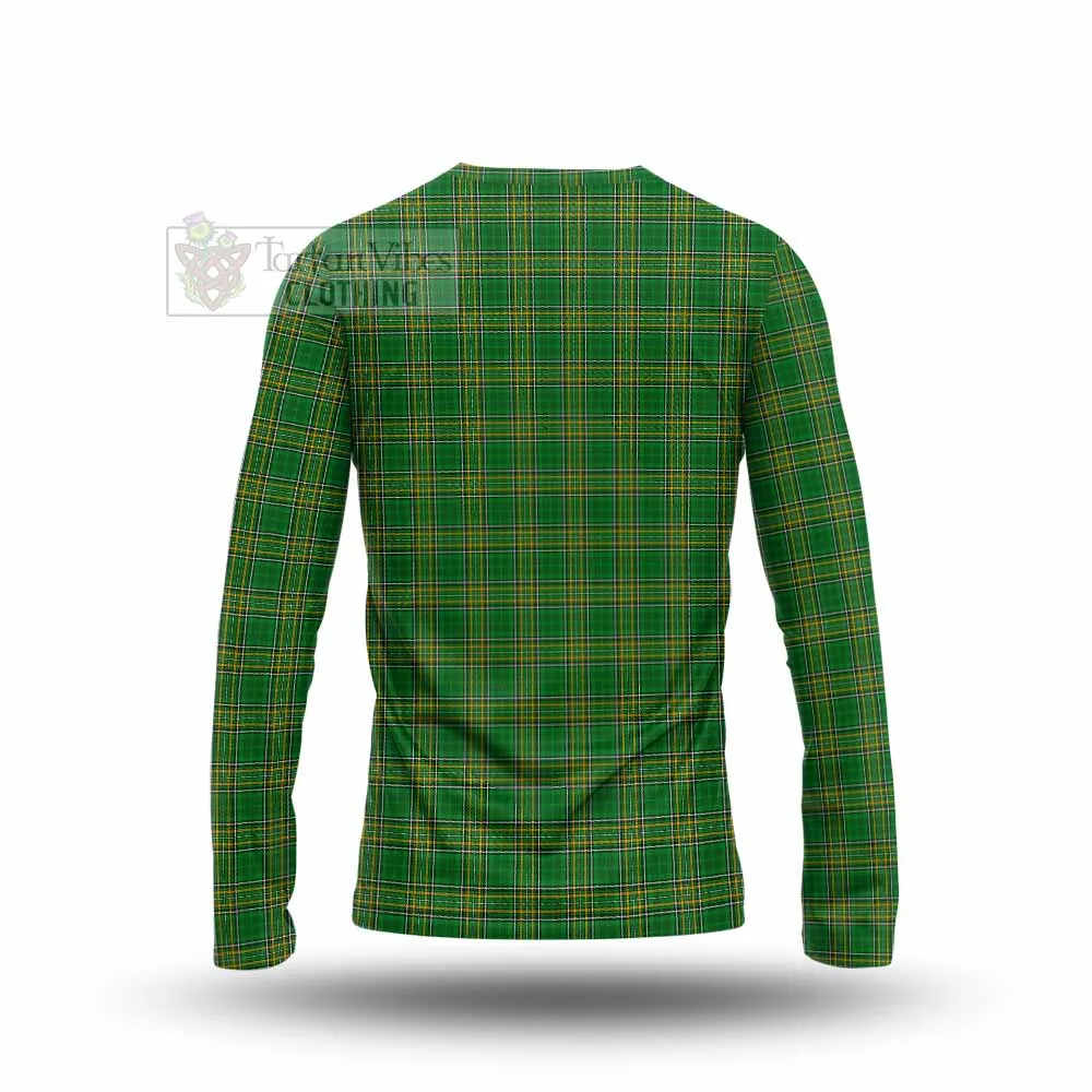 Bagnall Irish Clan Tartan Long Sleeve T-Shirt with Coat of Arms