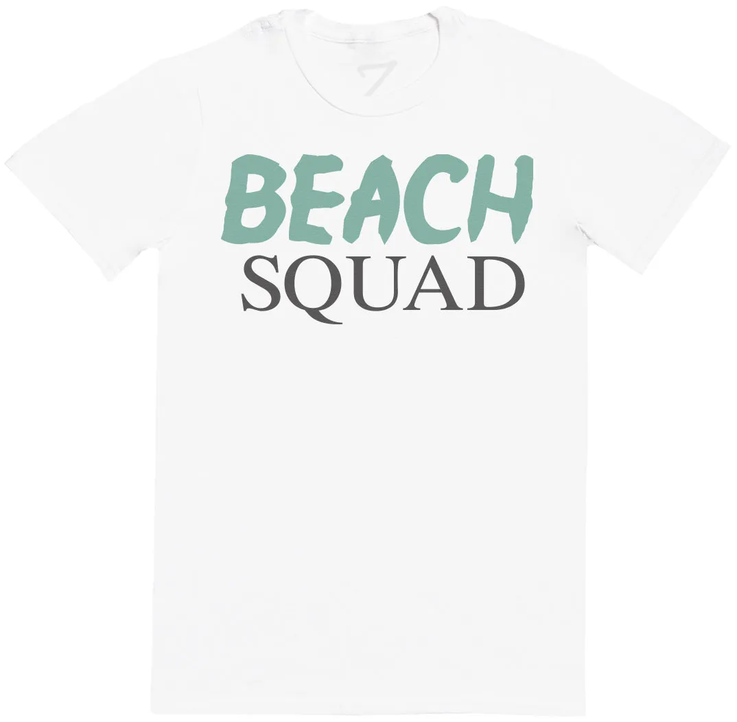 Beach Squad - Matching Family Holiday Set - Baby Bodysuit & Kids T-Shirt, Mum & Dad T-Shirt - (Sold Separately)