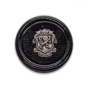 Black & Silver Crest Blazer Button (Made in Italy)