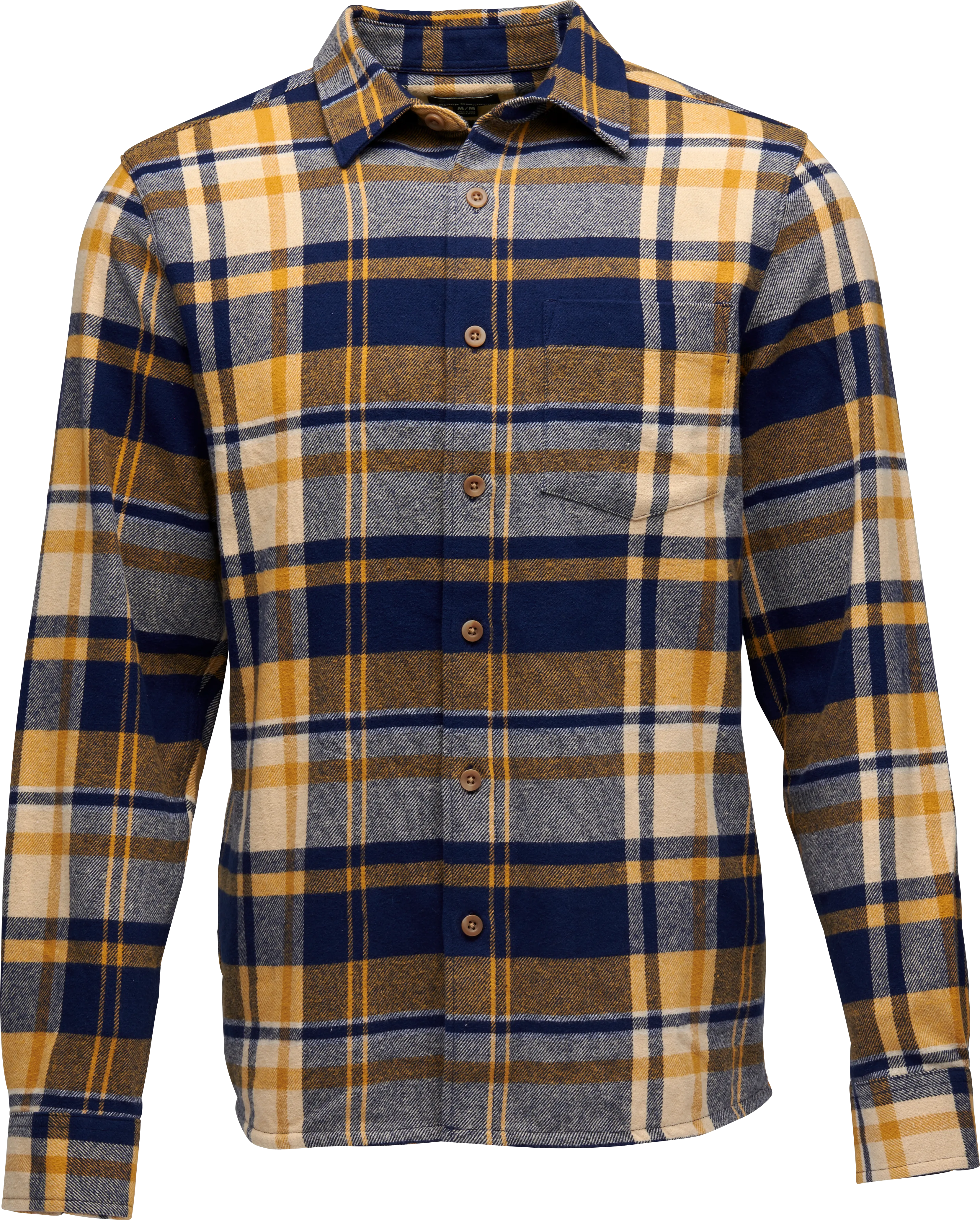 Black Diamond Men&#x27;s Project Flannel Shirt Indigo-Gold Plaid | Buy Black Diamond Men&#x27;s Project Flannel Shirt Indigo-Gold Plaid here | Outnorth