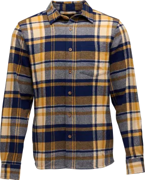 Black Diamond Men&#x27;s Project Flannel Shirt Indigo-Gold Plaid | Buy Black Diamond Men&#x27;s Project Flannel Shirt Indigo-Gold Plaid here | Outnorth