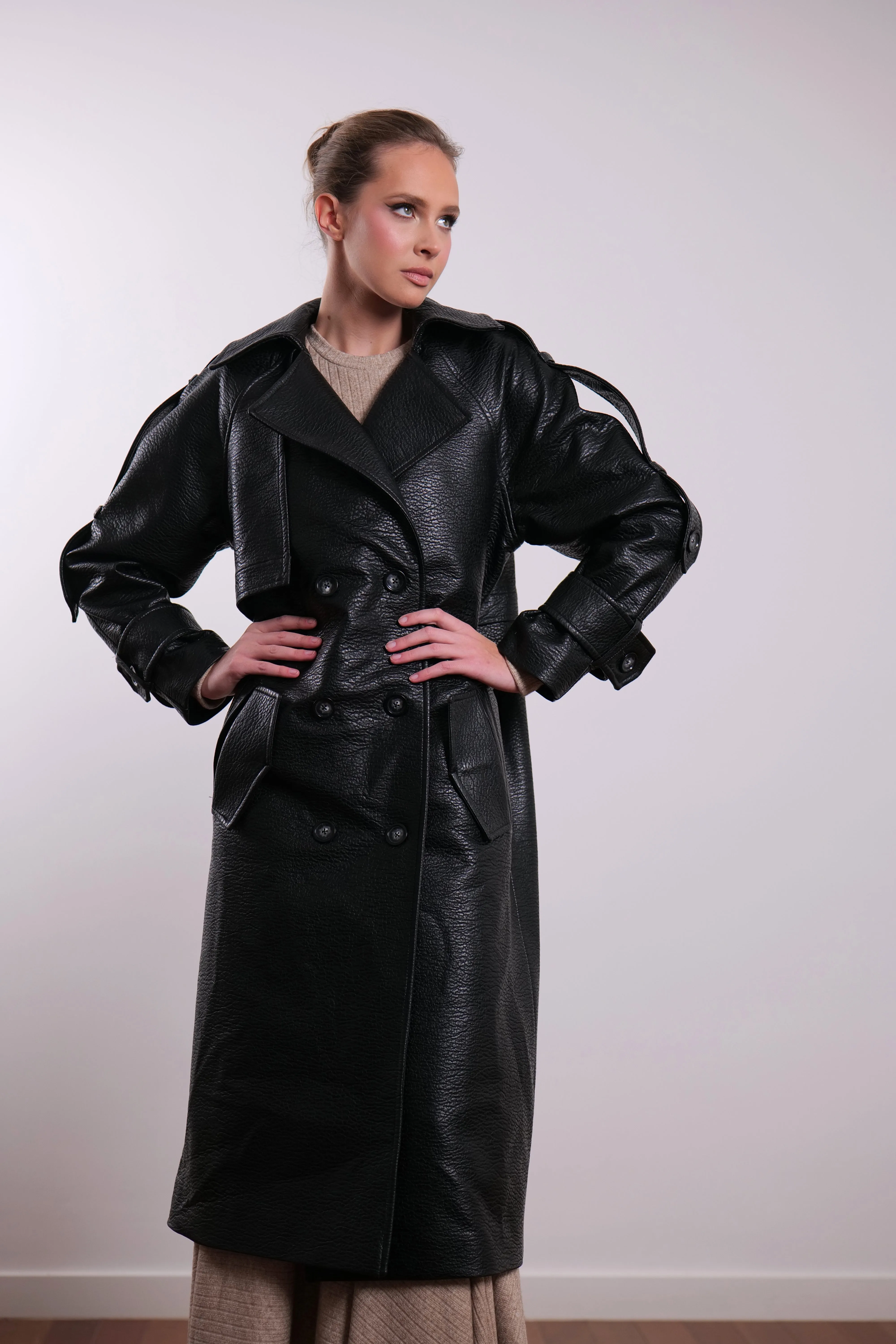 Black Lather trench