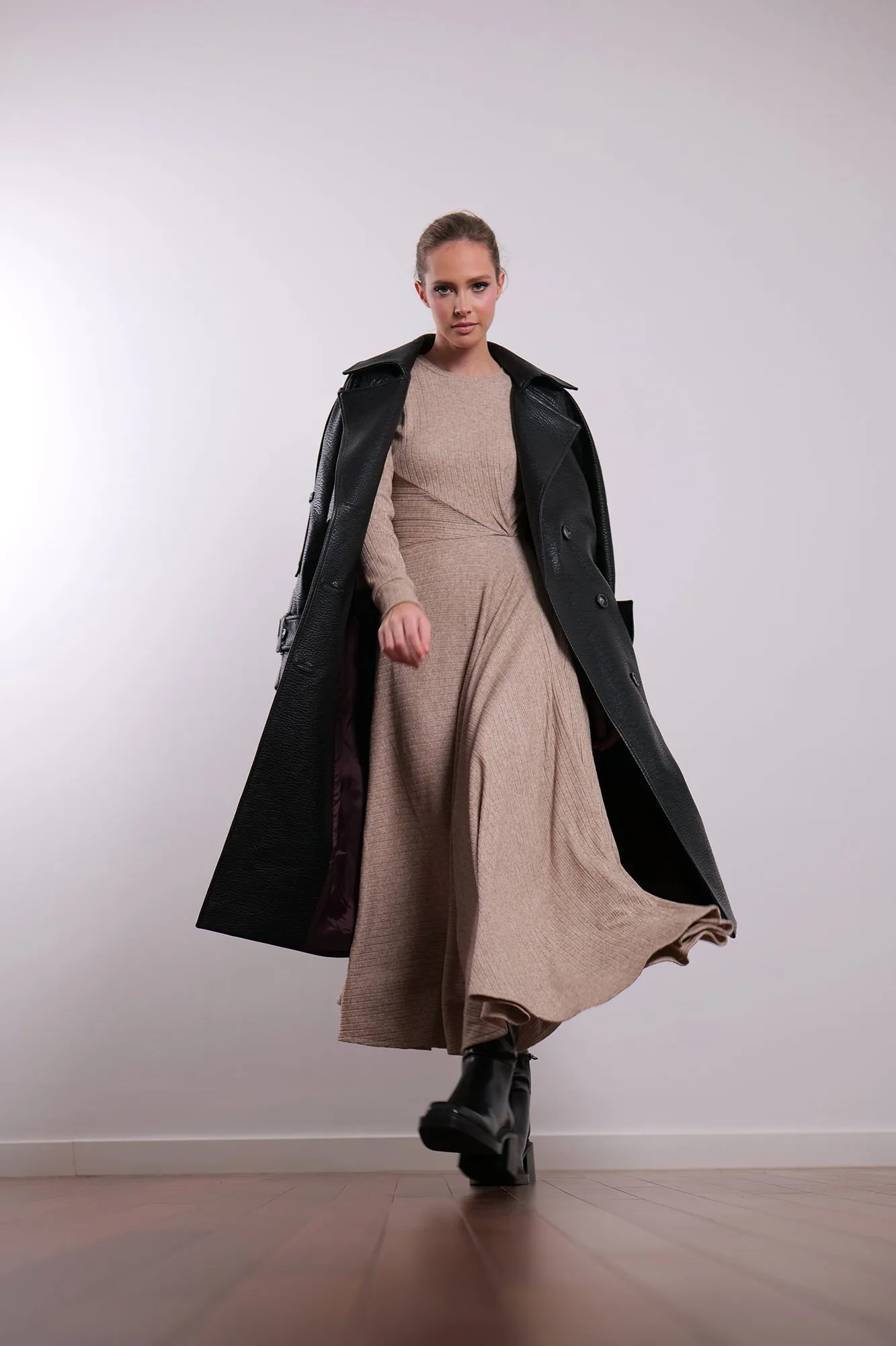 Black Lather trench