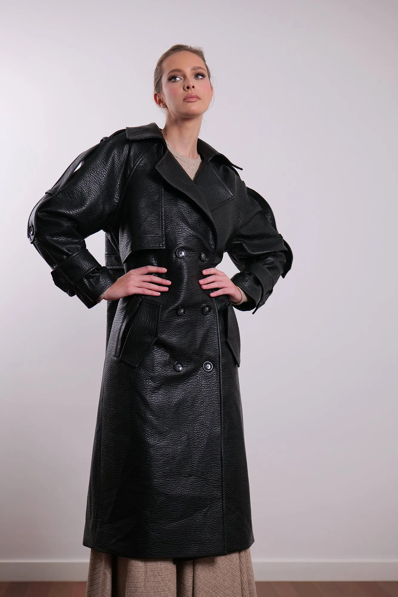 Black Lather trench