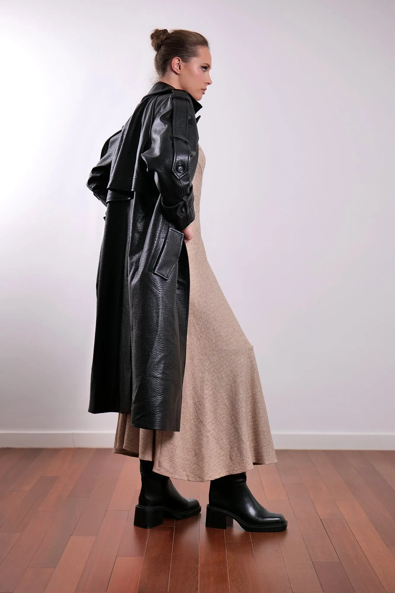 Black Lather trench