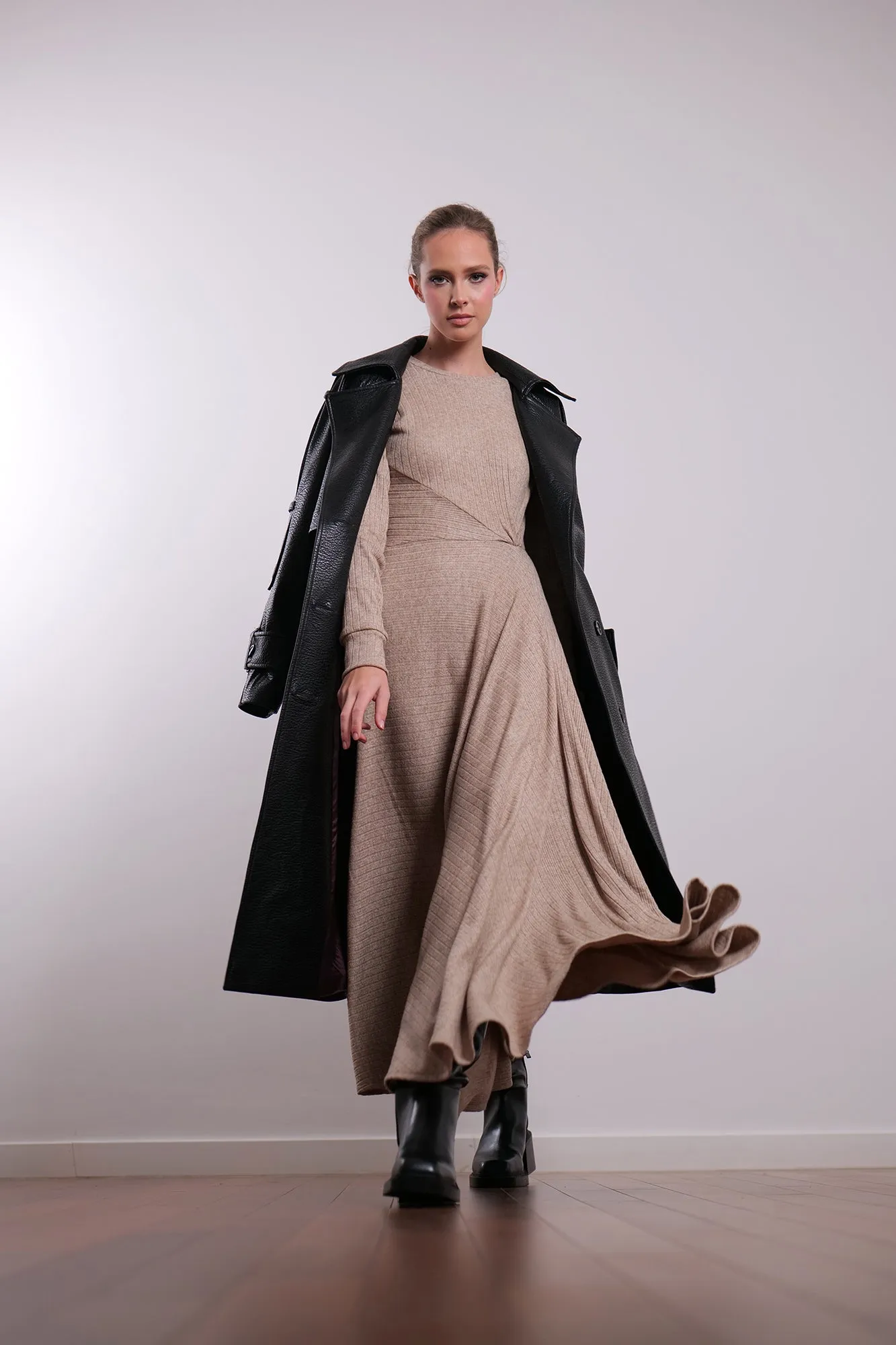 Black Lather trench