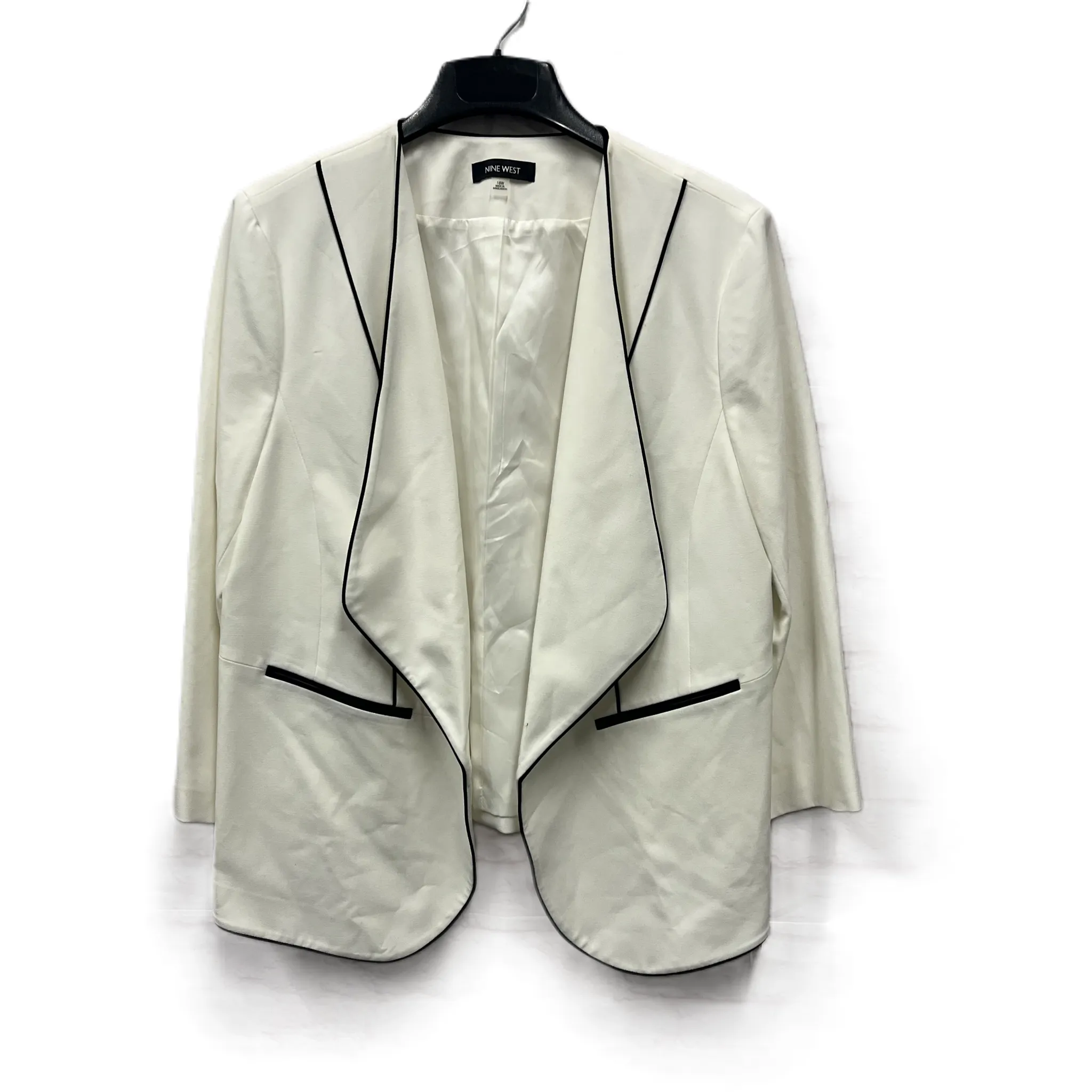 Blazer By Nine West In White, Size: 1x