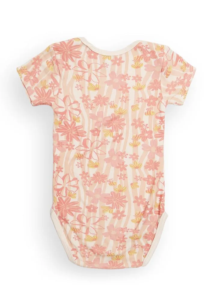 Blooming Nectar Floral Pink Onesie