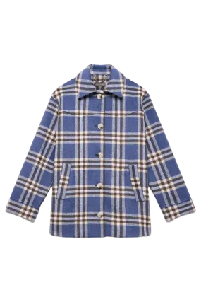 Blue Checked Shacket