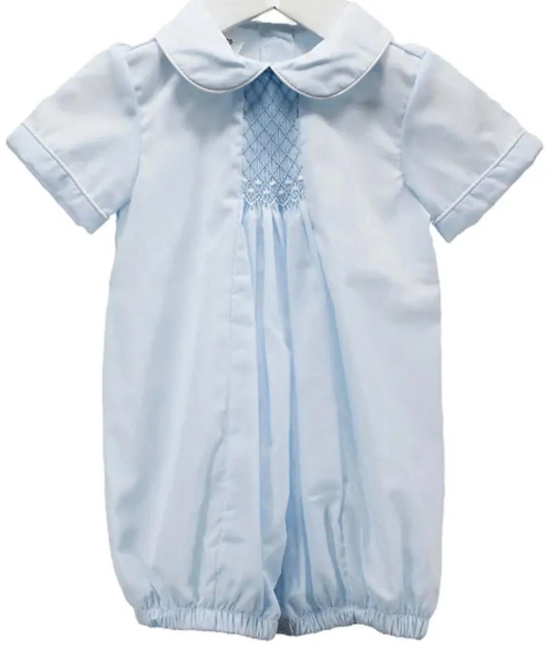 Blue Smock Romper