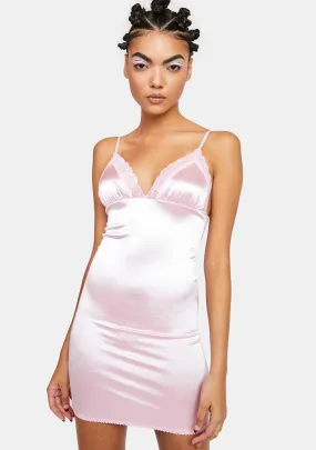 Blush Underground Nights Satin Mini Dress