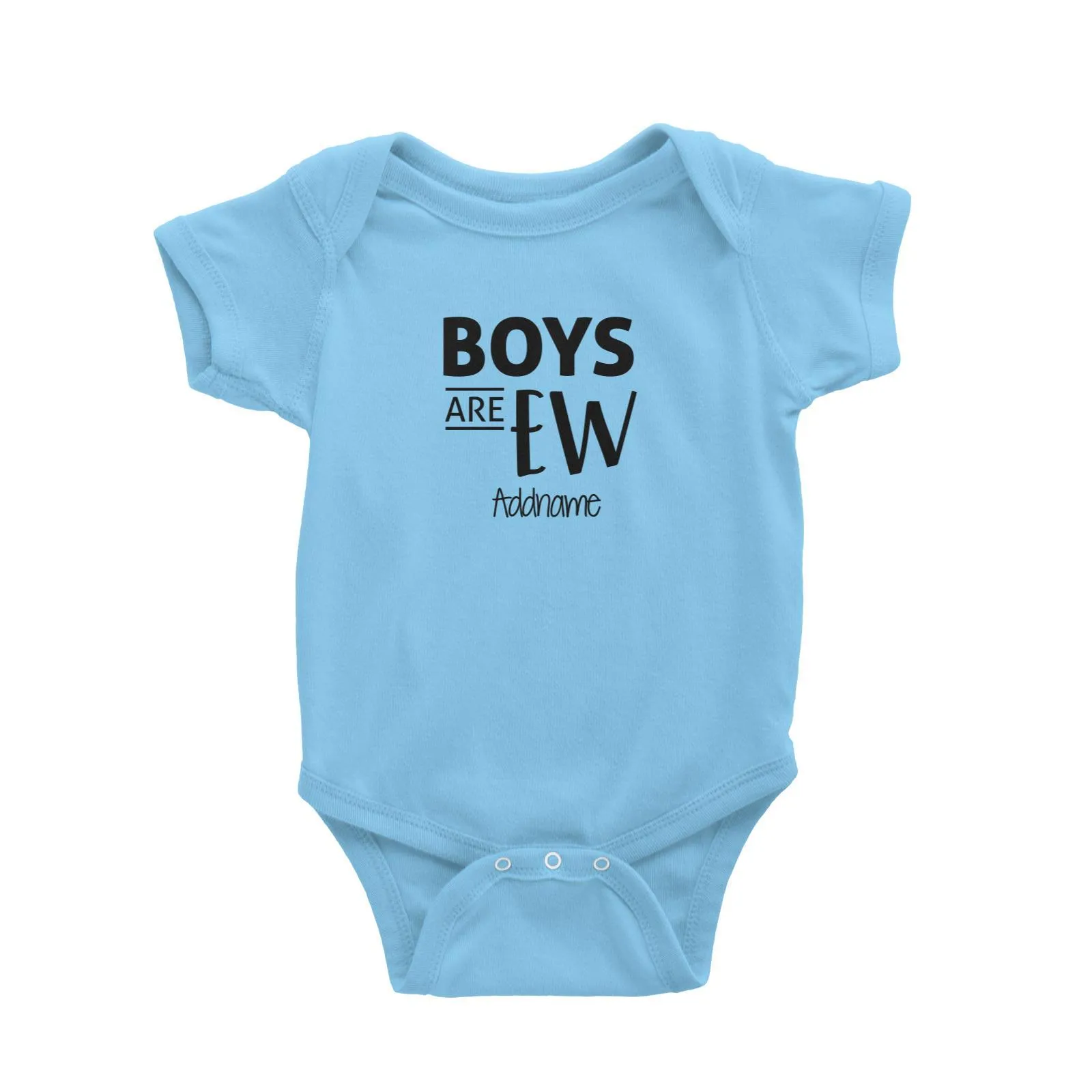 Boys Are Ew Addname Baby Romper