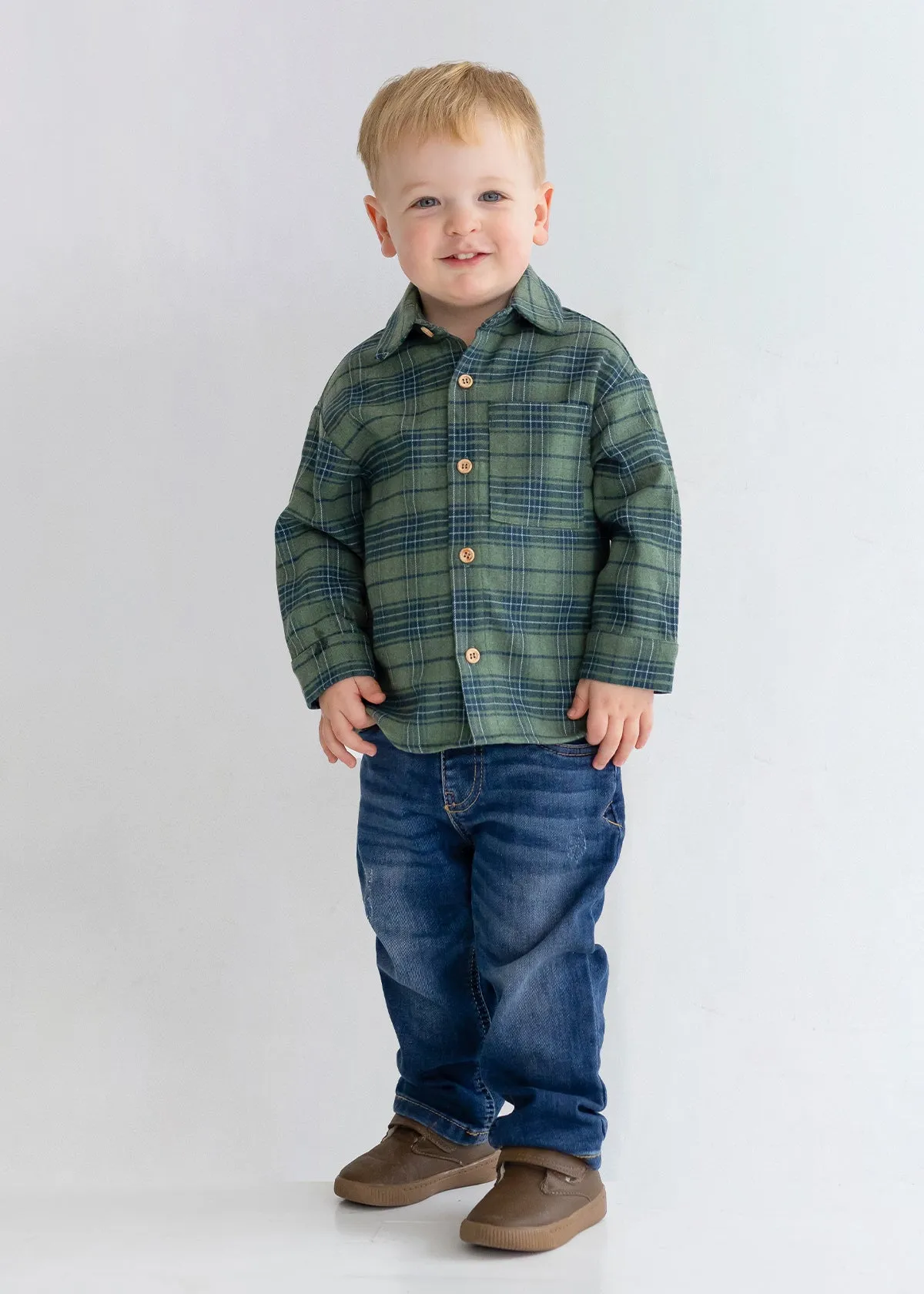 Boys L/S Cozy Creatures Shirt