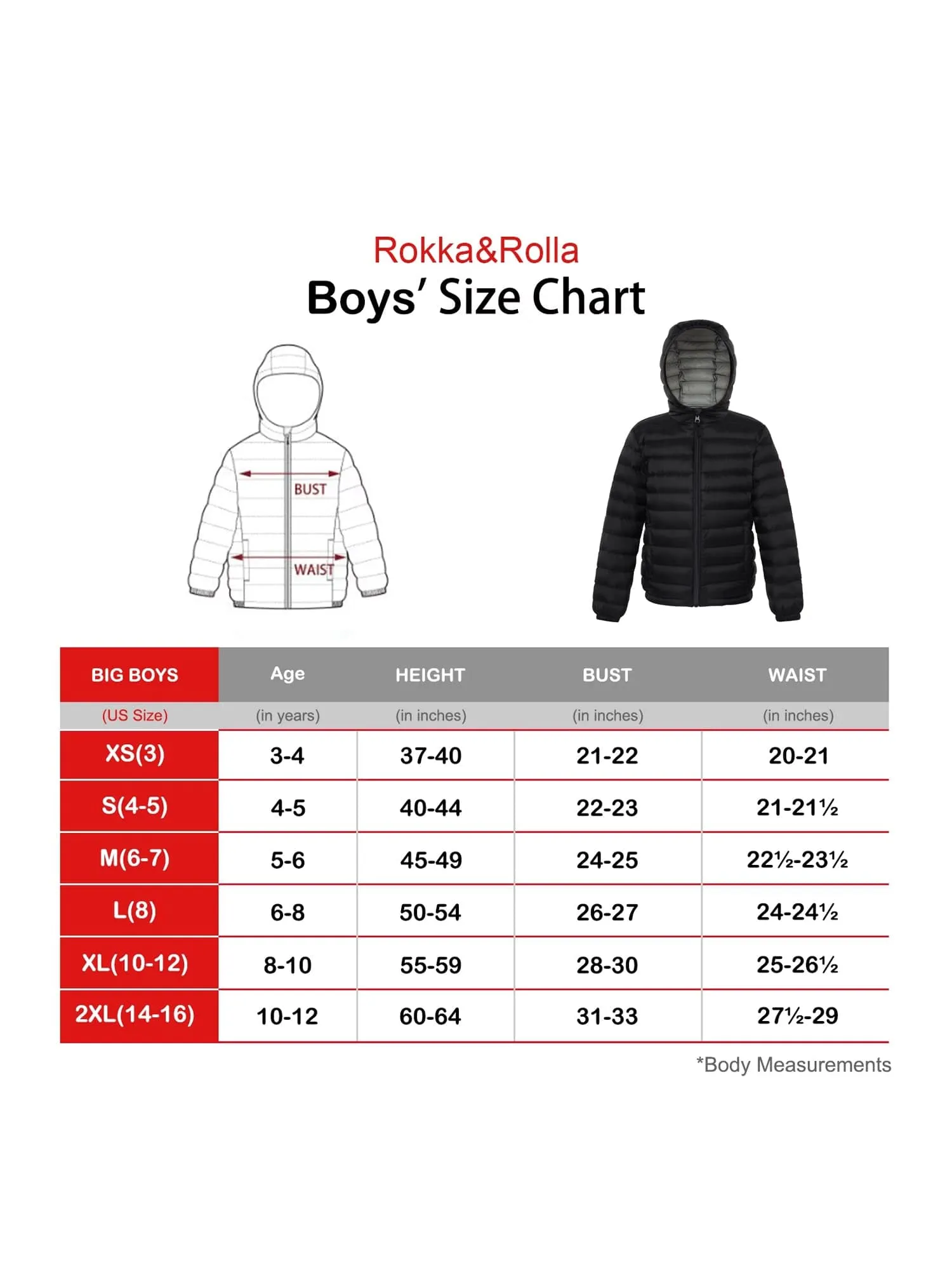 Boys' Ultra Light Packable Down Puffer Jacket