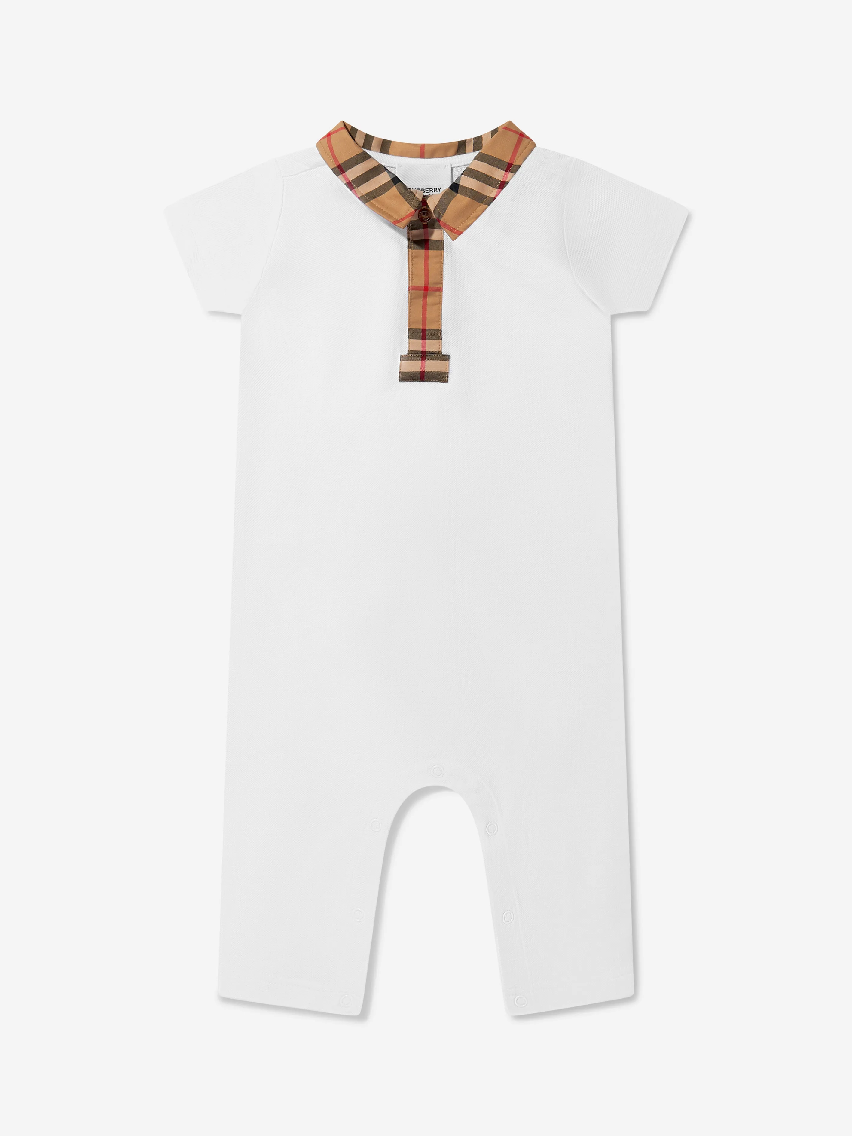 Burberry Baby Check Collar Charli  Romper