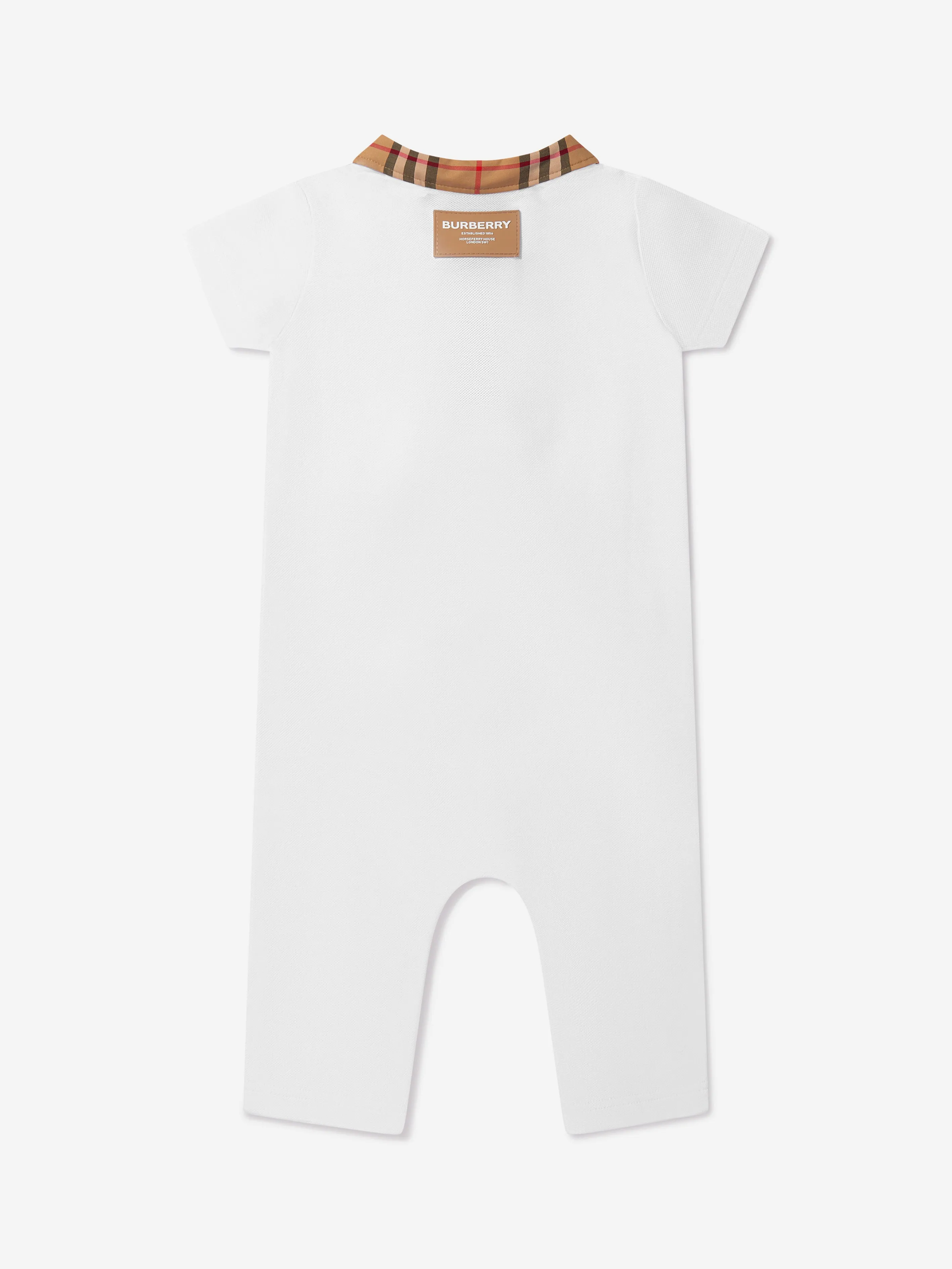 Burberry Baby Check Collar Charli  Romper