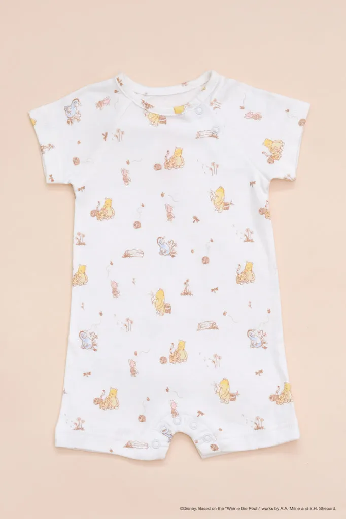 Caleb Romper - Dandelion Pooh