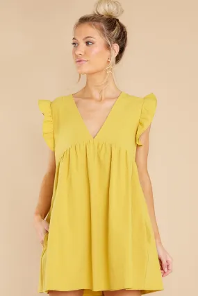 Call Me Angel Yellow Romper Dress