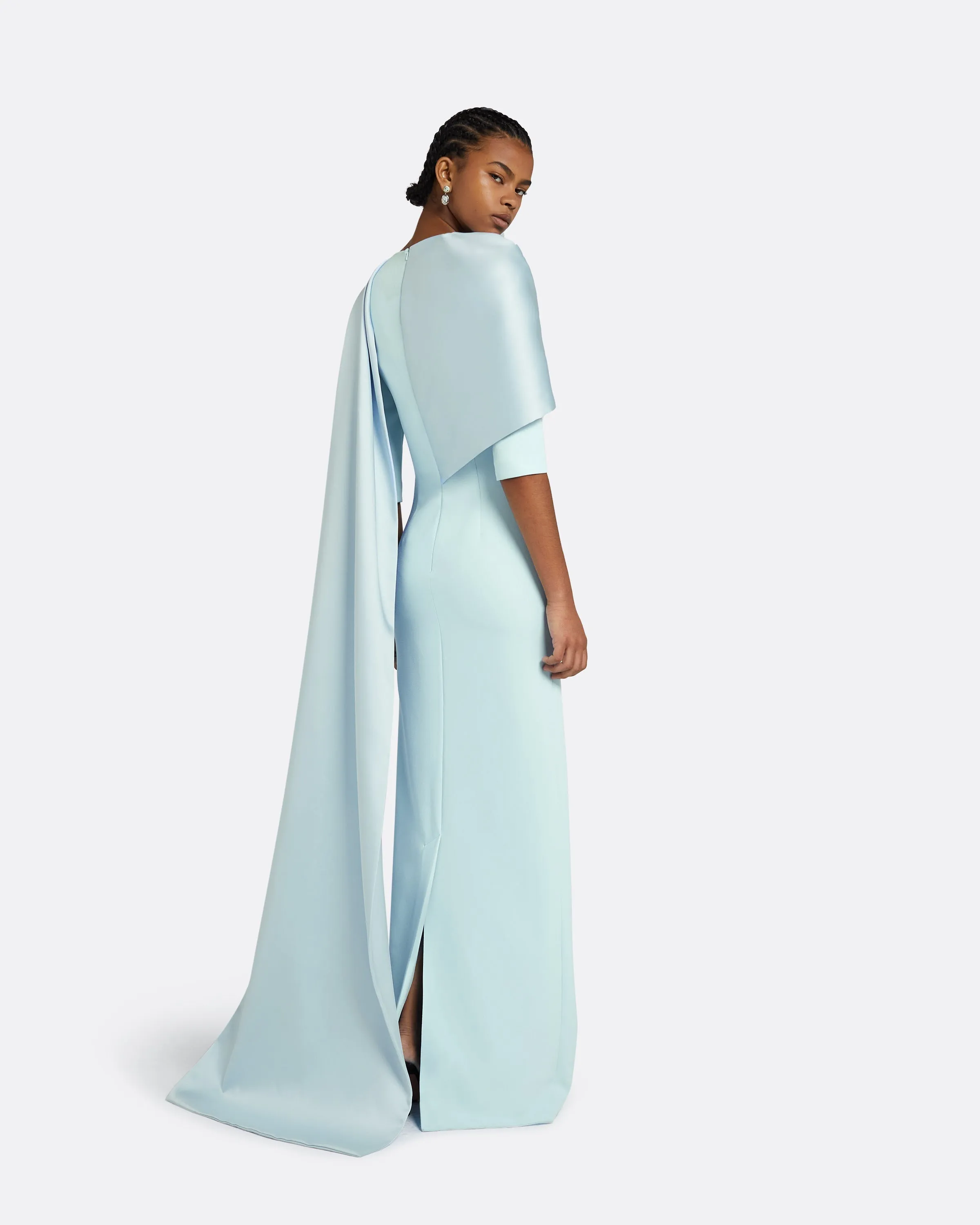 Cosette Baby Blue Long Dress