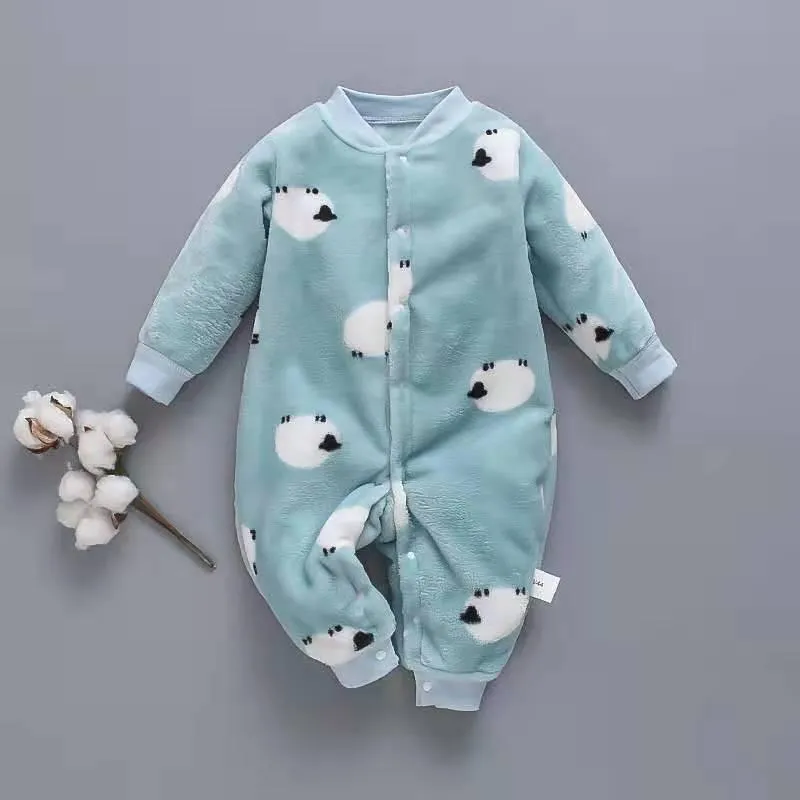 Cozy Cub Long Sleeve Romper