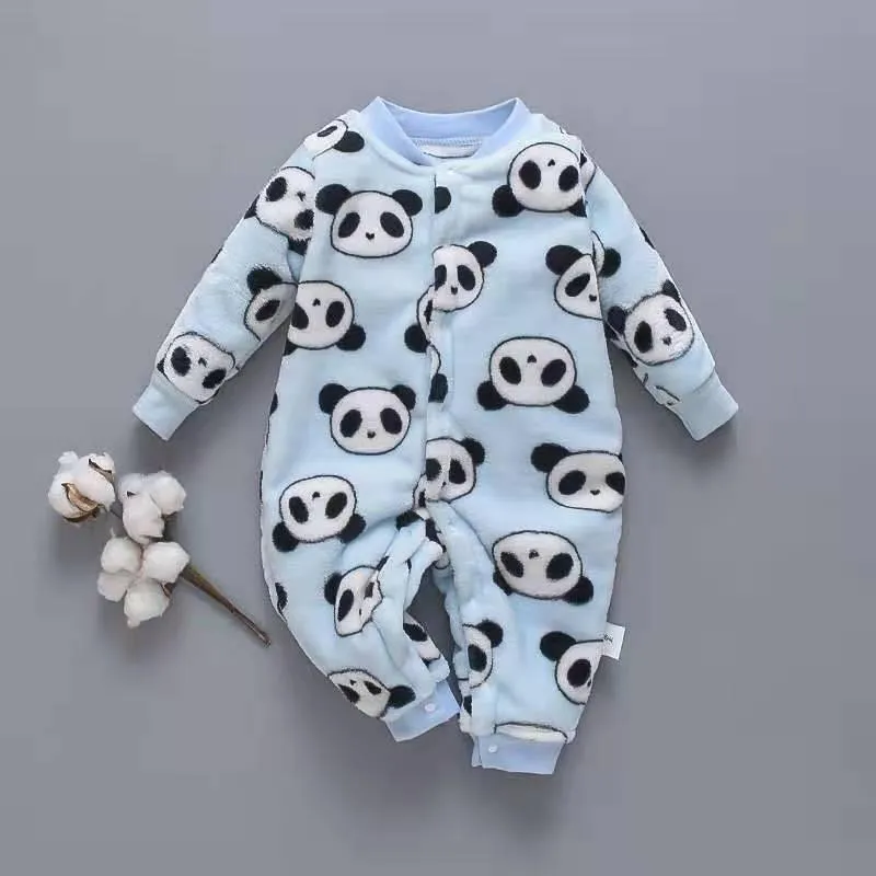 Cozy Cub Long Sleeve Romper