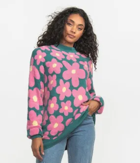 Crewneck Dreamluxe Printed Sweater Delias