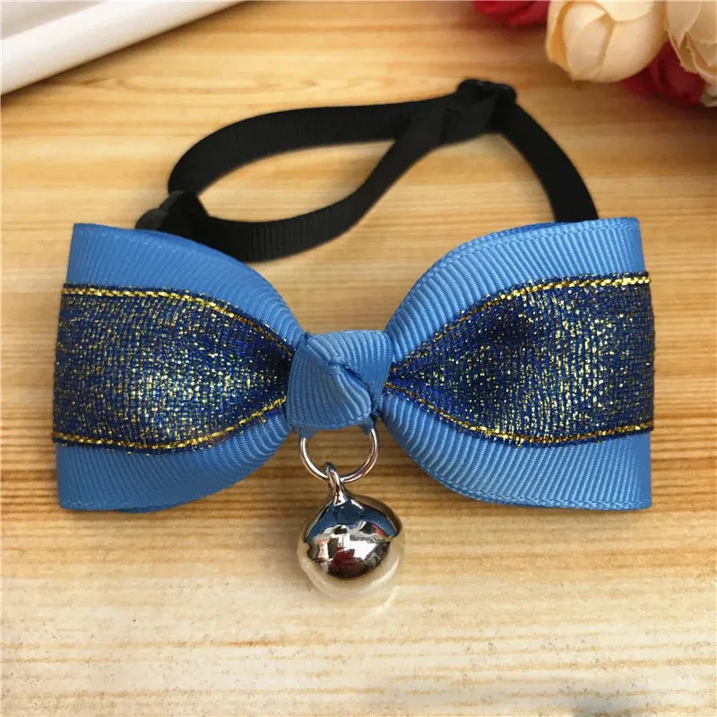 Cute Bow Tie for Dogs & Cats – Adjustable Summer Style Collar, Pet Accessories