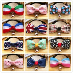 Cute Bow Tie for Dogs & Cats – Adjustable Summer Style Collar, Pet Accessories