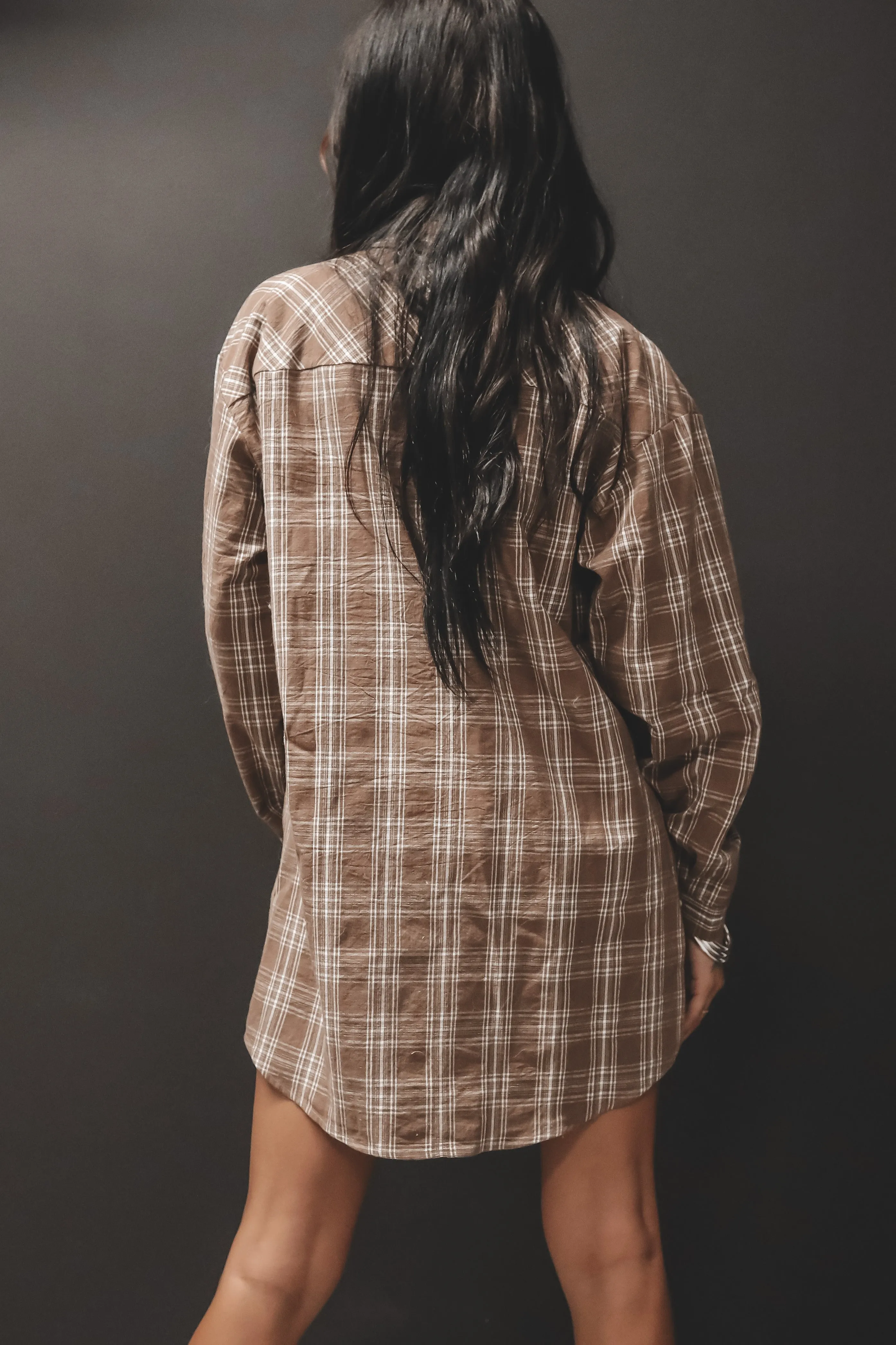 Cute Girl Cute Oversized Flannel Romper