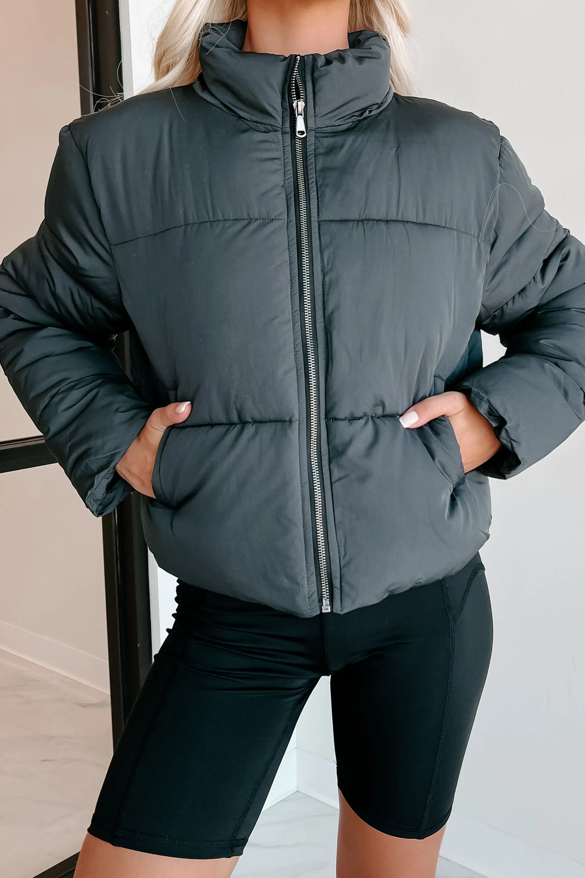 Dropping Temps Puffer Jacket (Black)