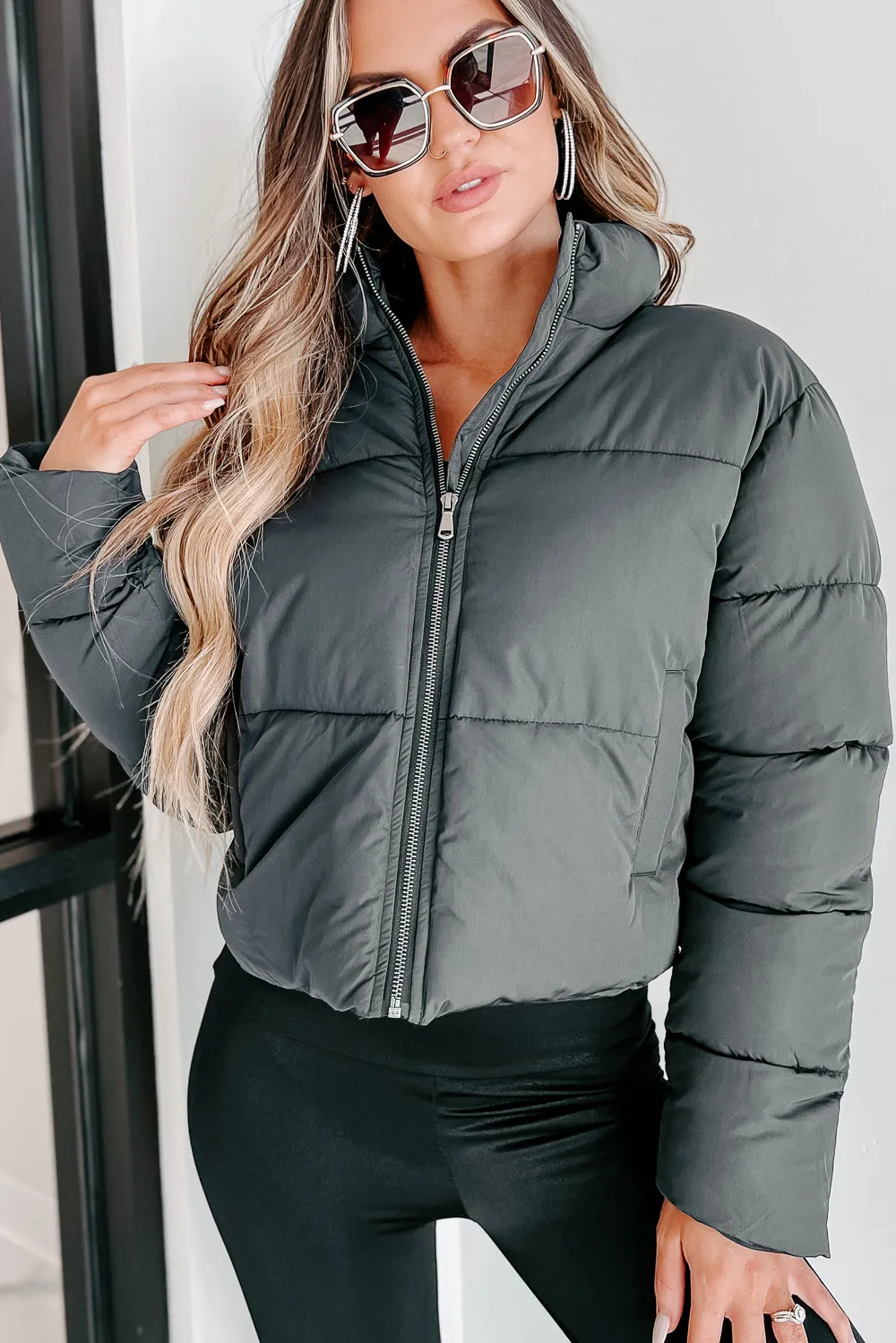 Dropping Temps Puffer Jacket (Black)