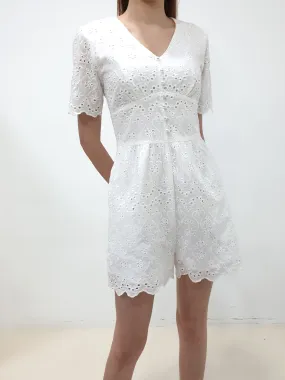 Fair Lady Eyelet Romper