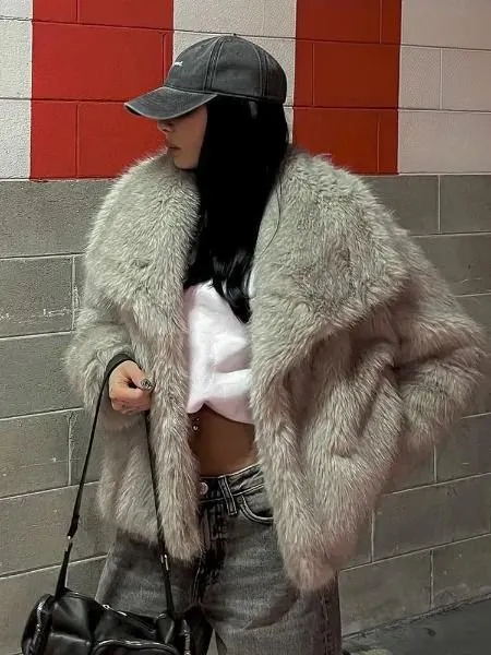 Faux Fur Coat