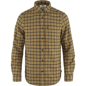 Fjällräven Men&#x27;s Övik Flannel Shirt Buckwheat Brown-Dark Navy | Buy Fjällräven Men&#x27;s Övik Flannel Shirt Buckwheat Brown-Dark Navy here | Outnorth