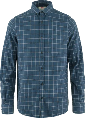 Fjällräven Men&#x27;s Övik Flannel Shirt Indigo Blue-Flint Grey | Buy Fjällräven Men&#x27;s Övik Flannel Shirt Indigo Blue-Flint Grey here | Outnorth