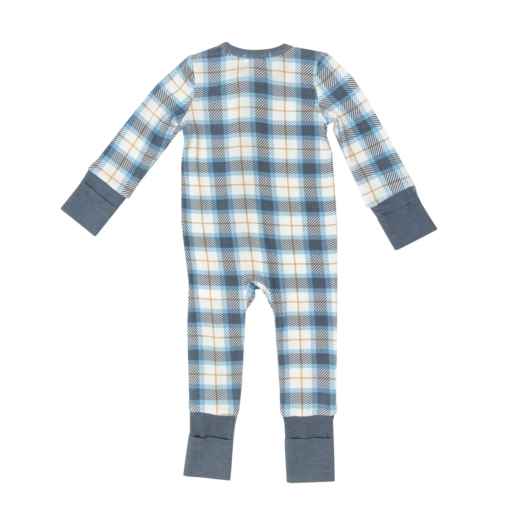 Flannel Plaid-Print 2-Way Zip Romper (now 20% off)